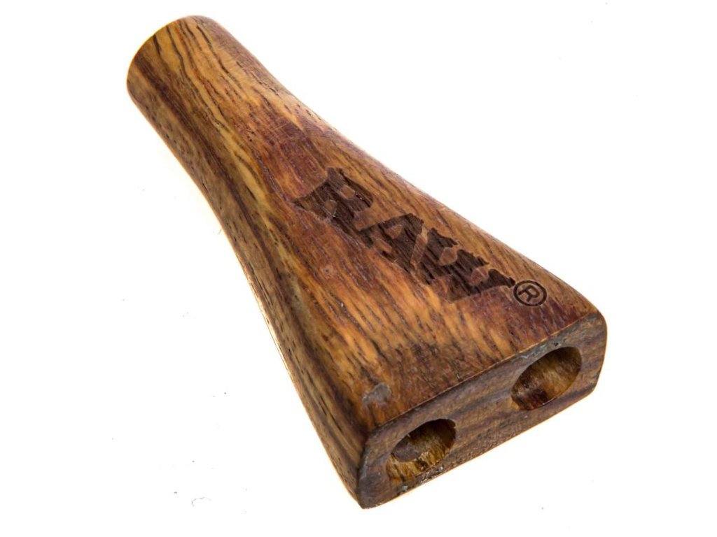 Double Barrel Holder Raw Fat Buddha Glass