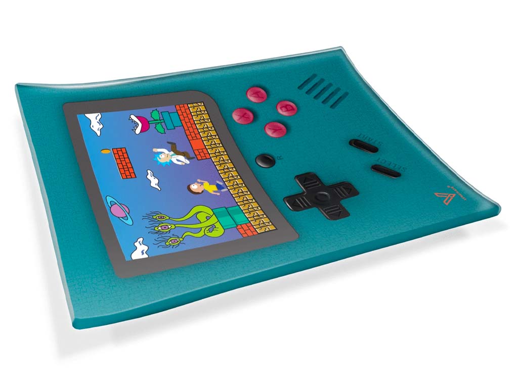 Glass Tray Game Head Fat Buddha Glass