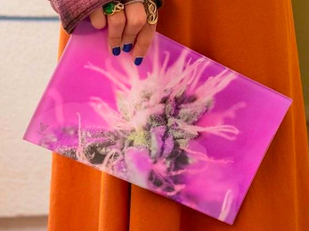 Pink Lemonade Glass Tray Fat Buddha Glass