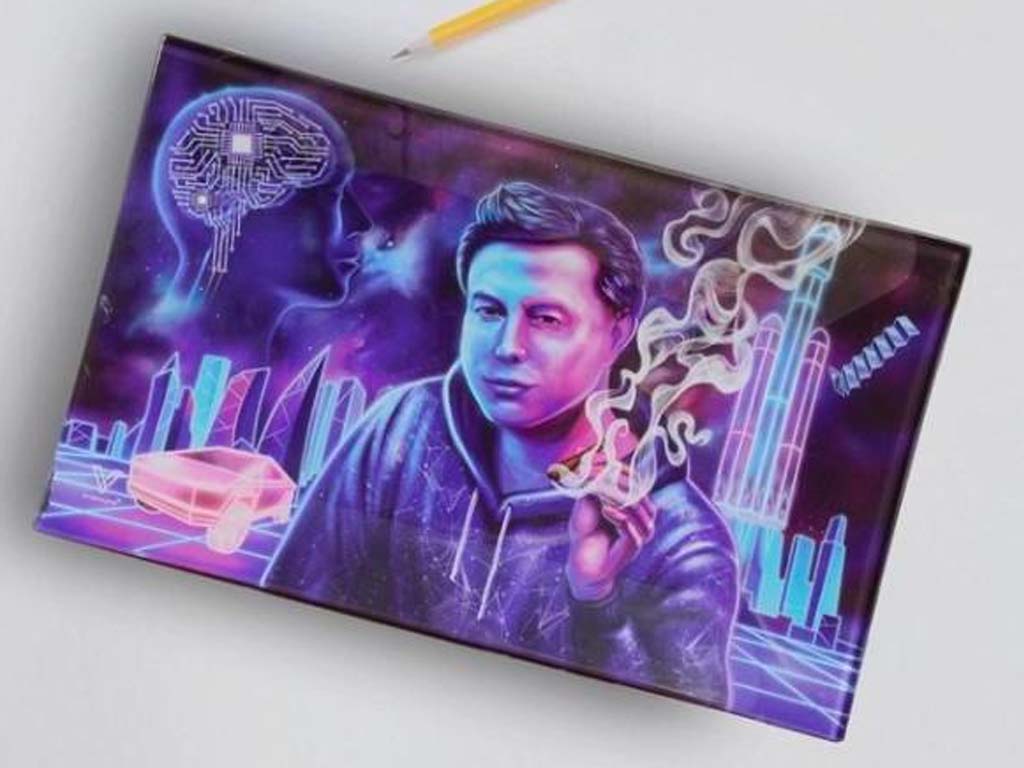 Space Xhale Glass Tray Fat Buddha Glass