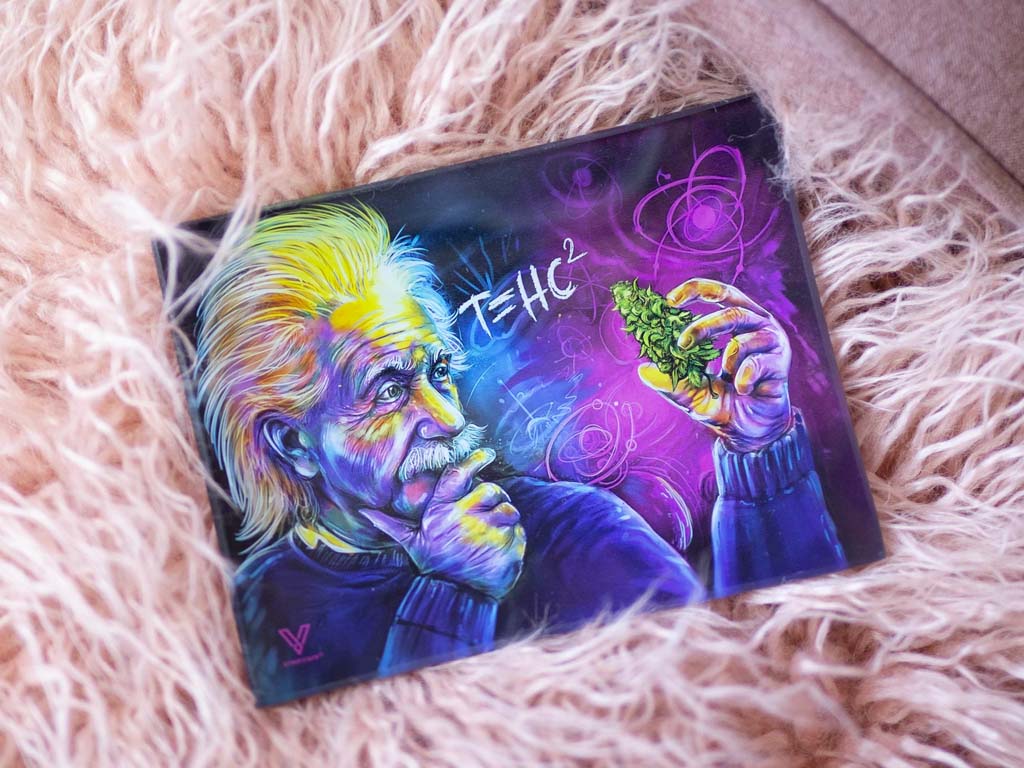 T=HC2 Glass Tray Fat Buddha Glass