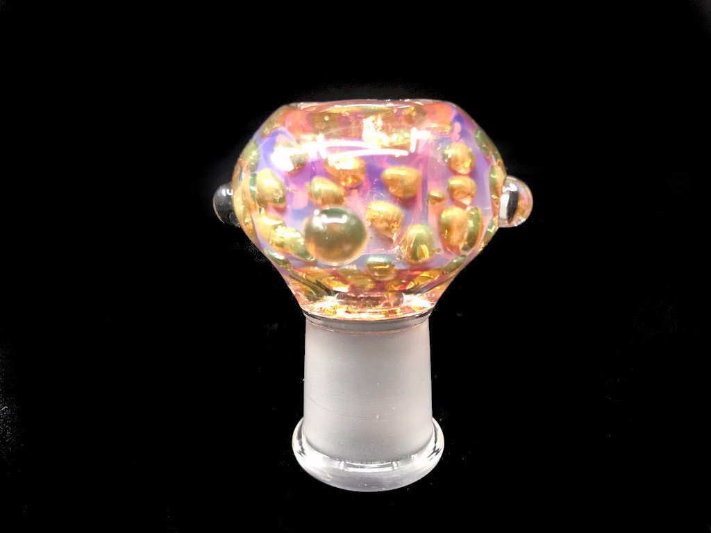 Gold Female Bowl Fat Buddha Glass