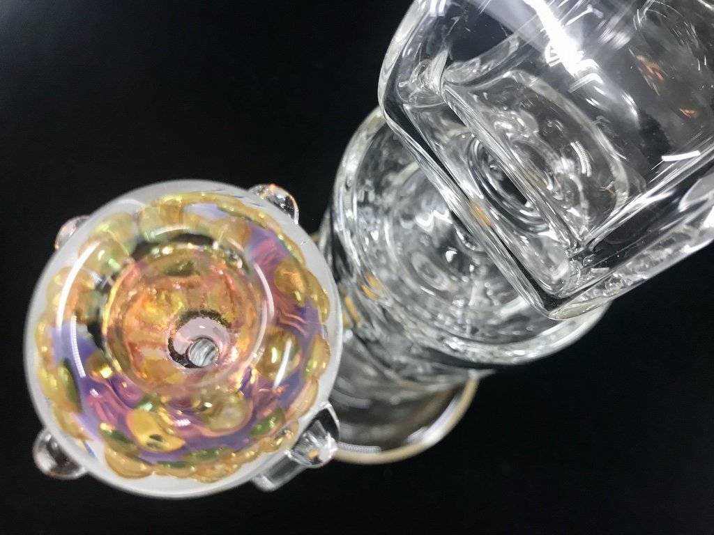 Fat Buddha Glass Accessories Gold Female Bowl