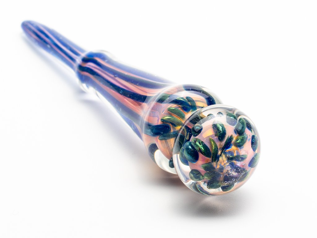 Golden Dabber Fat Buddha Glass