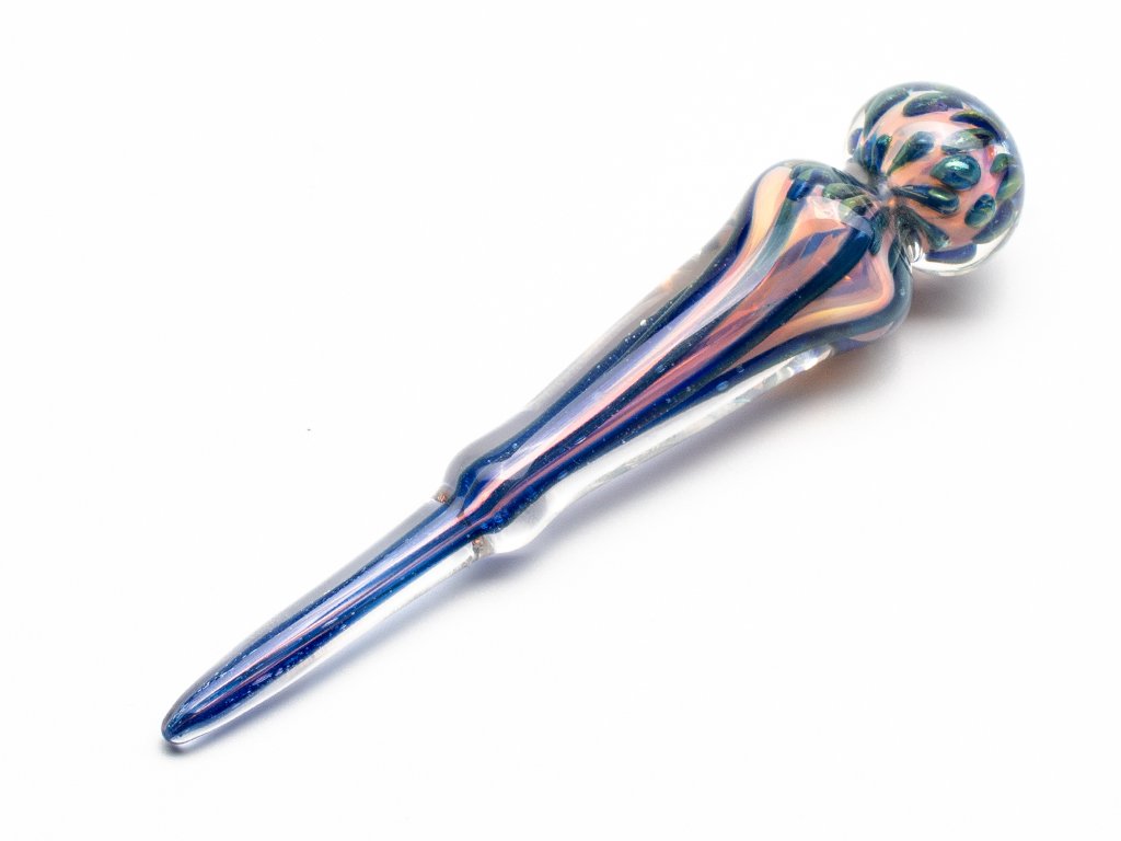 Golden Dabber Fat Buddha Glass