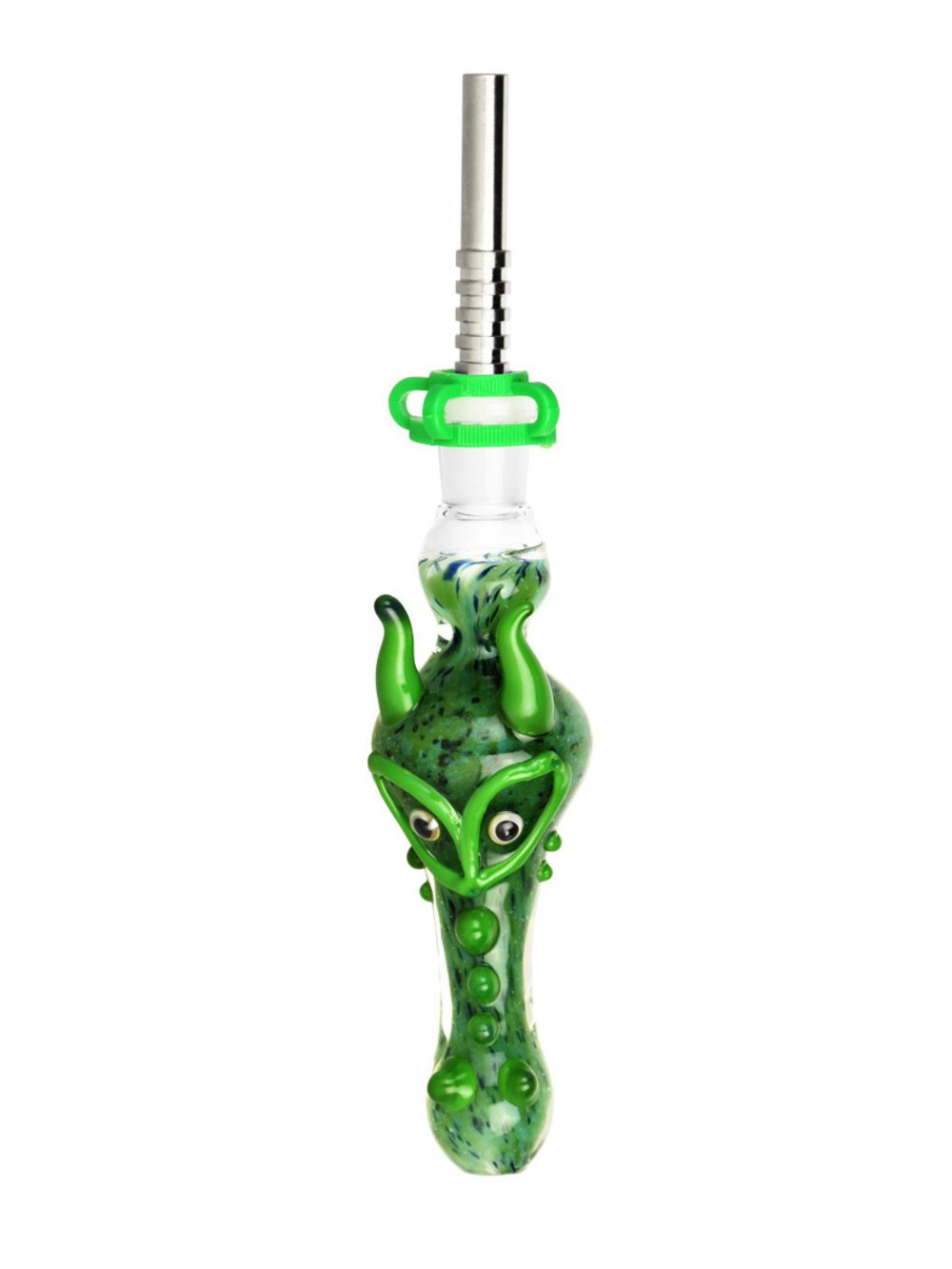 Green Dragon Dab Straw Pulsar Fat Buddha Glass