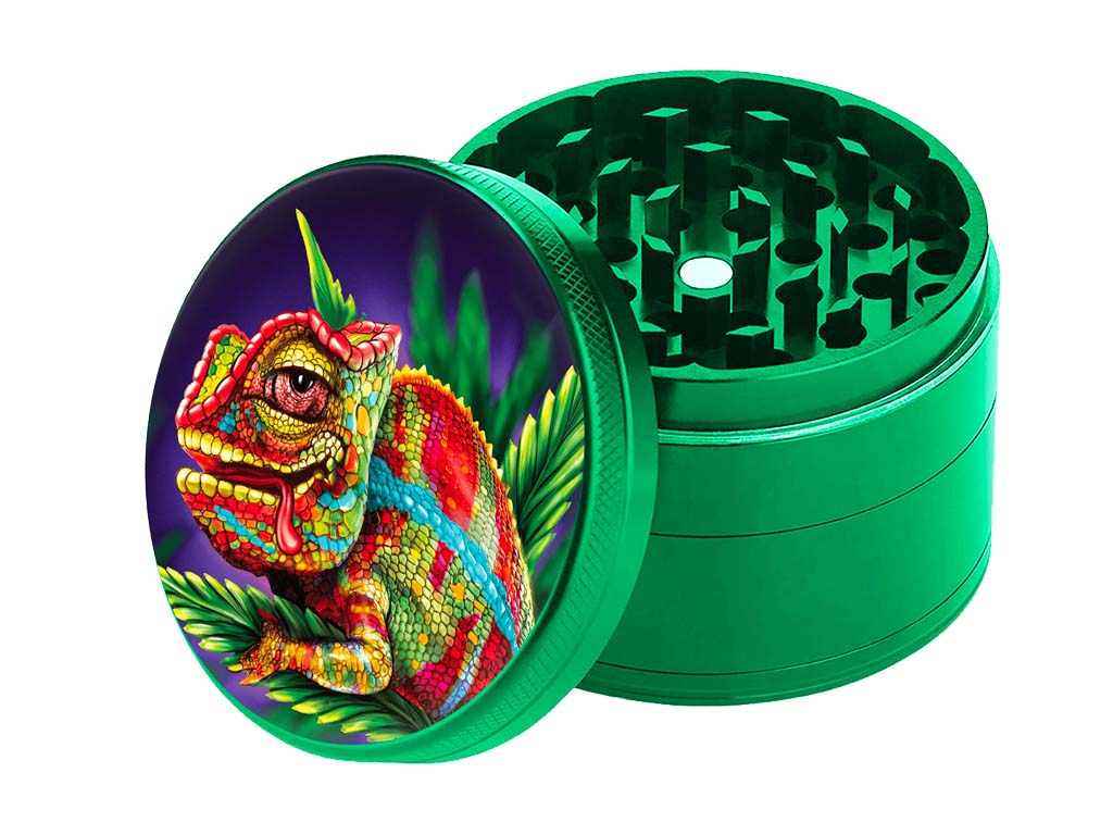 Cloud 9 Chameleon Grinder Fat Buddha Glass