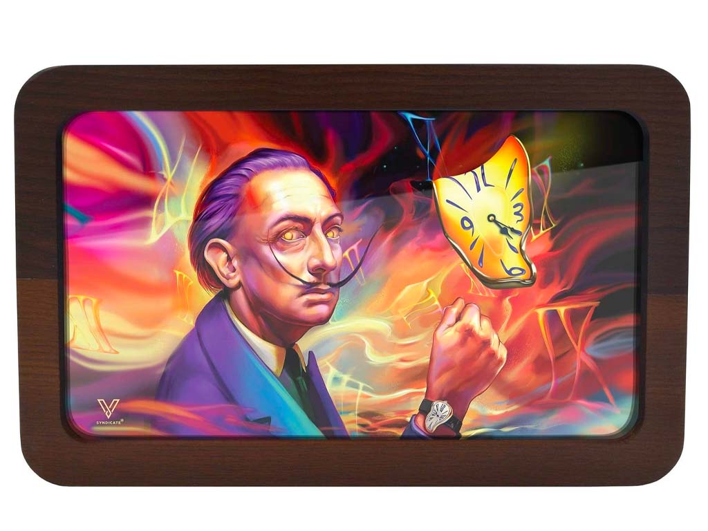 3D Dalirious Tray Fat Buddha Glass