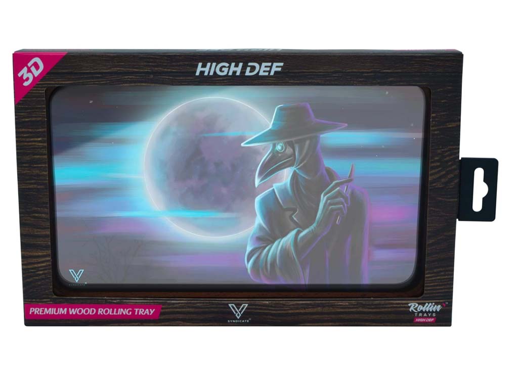 3D Dark Traveler Tray Fat Buddha Glass