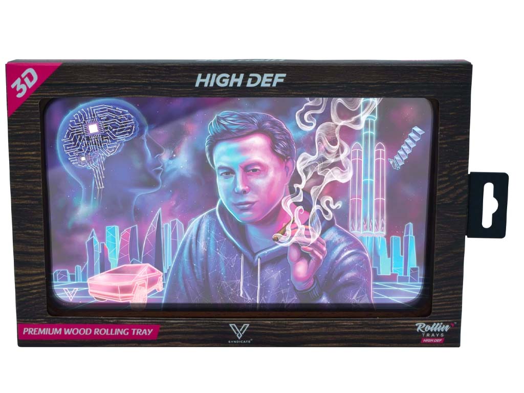 3D Space Xhale Tray Fat Buddha Glass