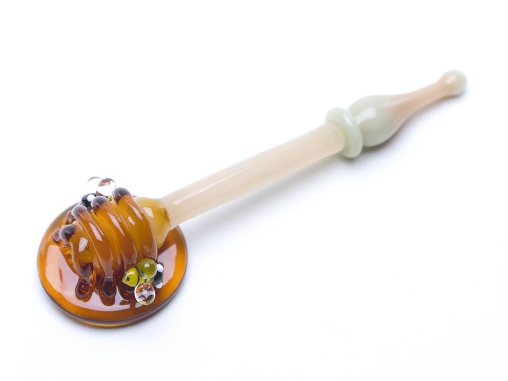 Honey Comb Dabber Fat Buddha Glass