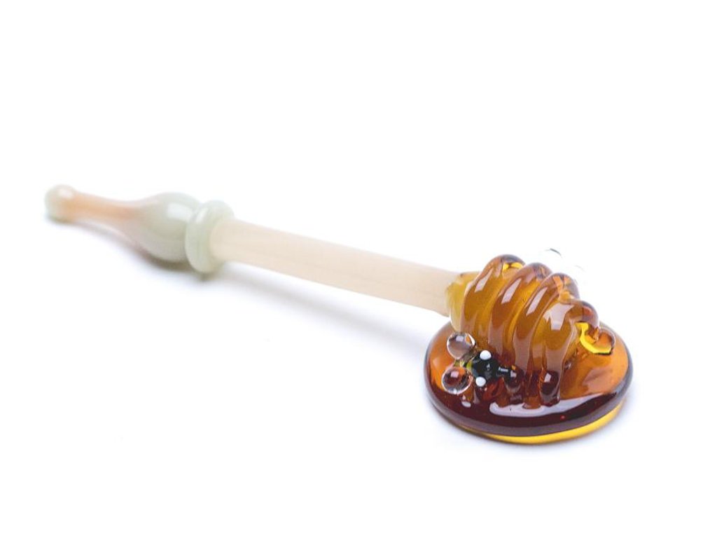 Honey Comb Dabber Fat Buddha Glass