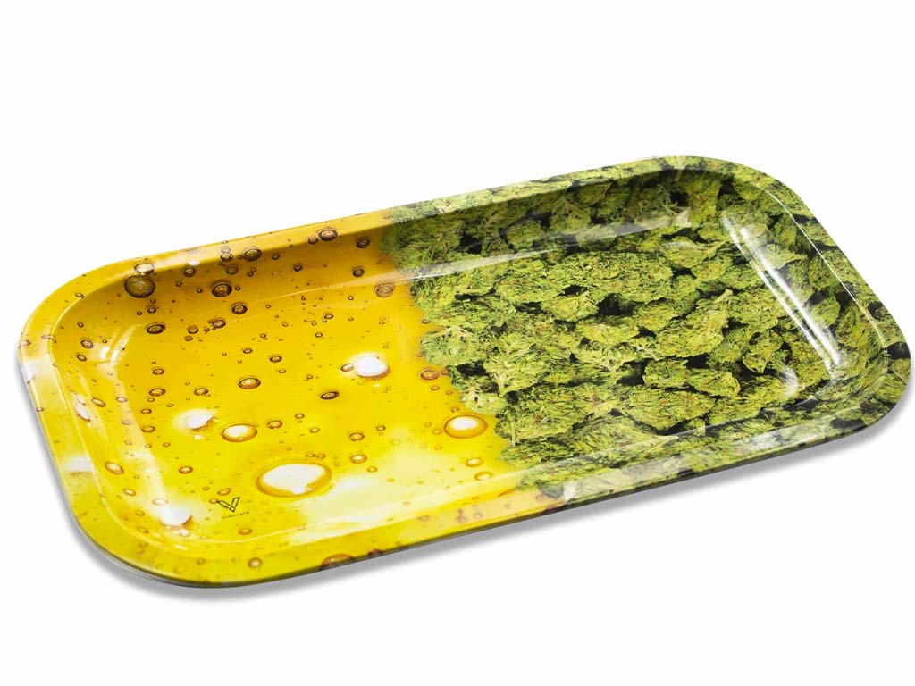 Hybrid Tray Oil and Buds Fat Buddha Glass