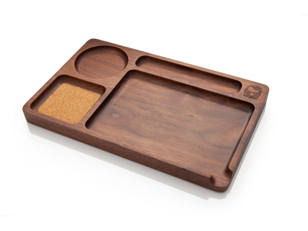 Heady Dad Irving Wood Rolling Tray - 9.5 x 5.5