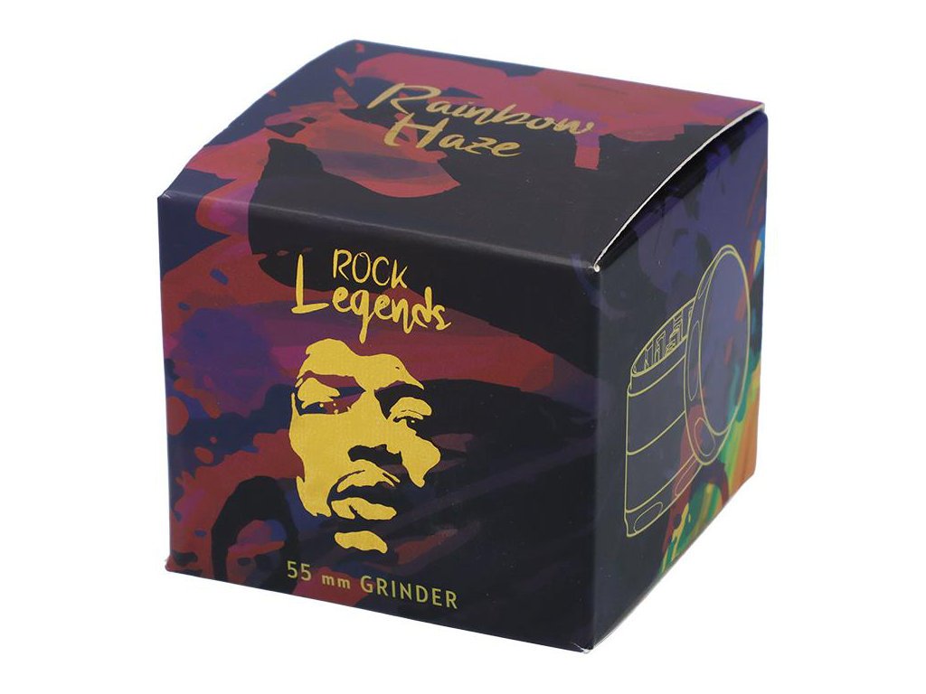 Jimi Hendrix 4PC Grinder Fat Buddha Glass