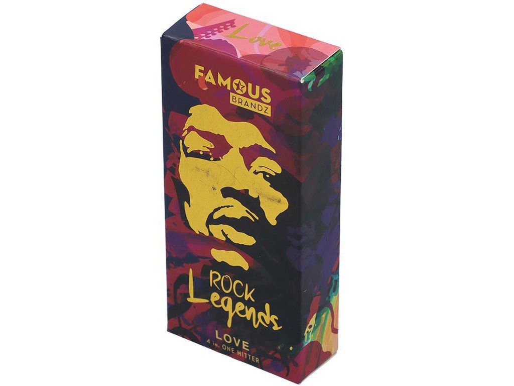 Jimi Hendrix Love Dugout Fat Buddha Glass