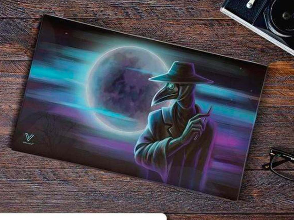 Glass Tray Dark Traveler Fat Buddha Glass