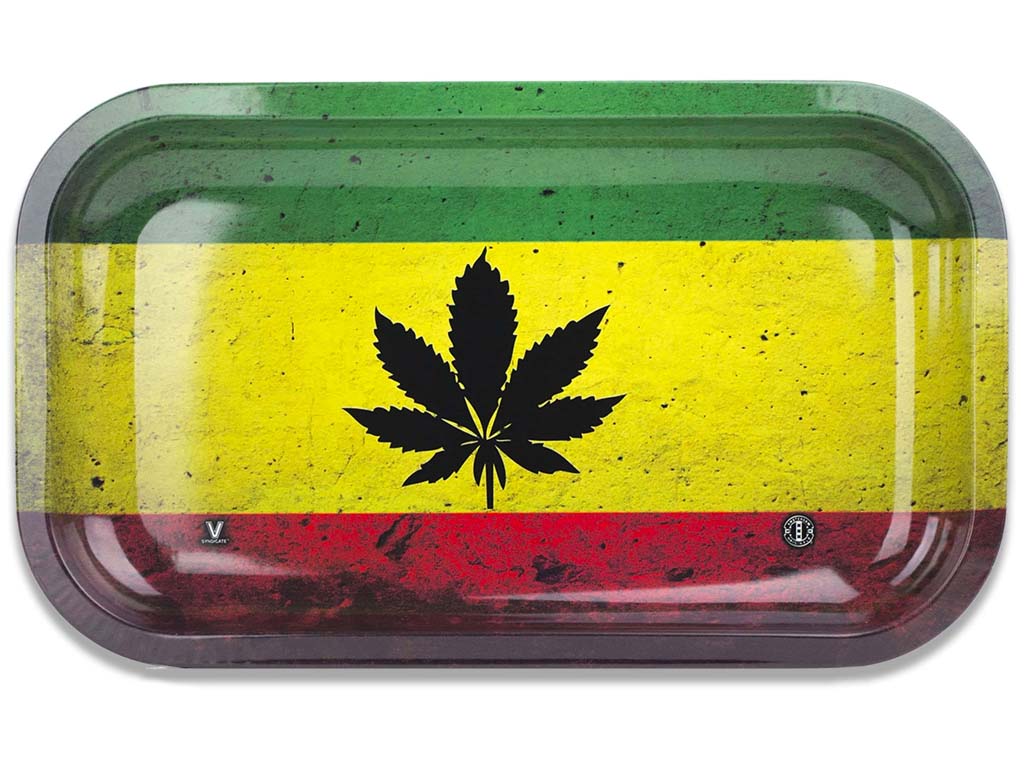 Medium Meyak Tray Rasta Leaf V Syndicate