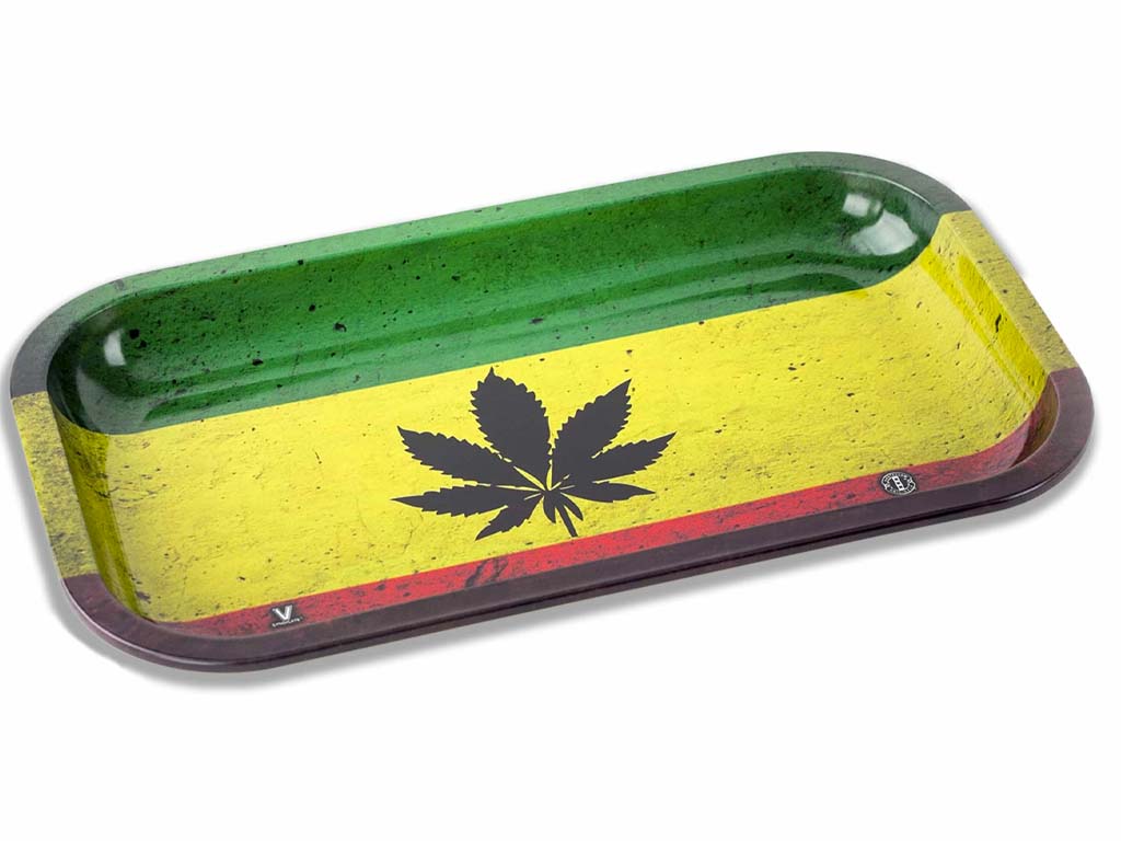 Medium Meyak Tray Rasta Leaf V Syndicate