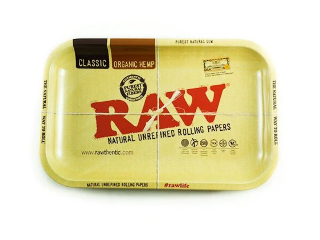 Raw High Sided Rolling Tray