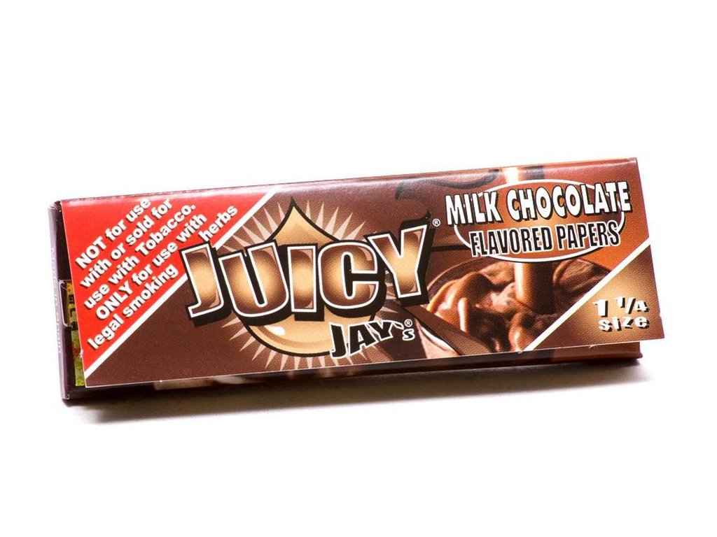 Milk Choclate Rolling Papers Juicy Jays Fat Buddha Glass