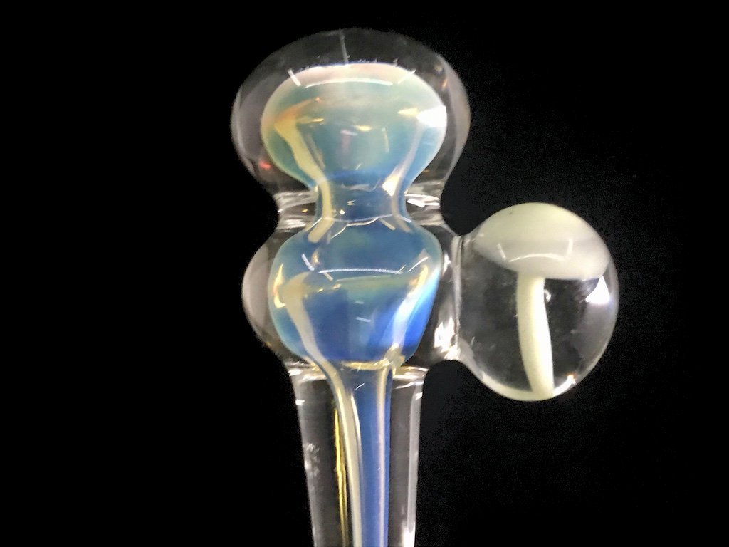 Mushroom Dabber Fat Buddha Glass