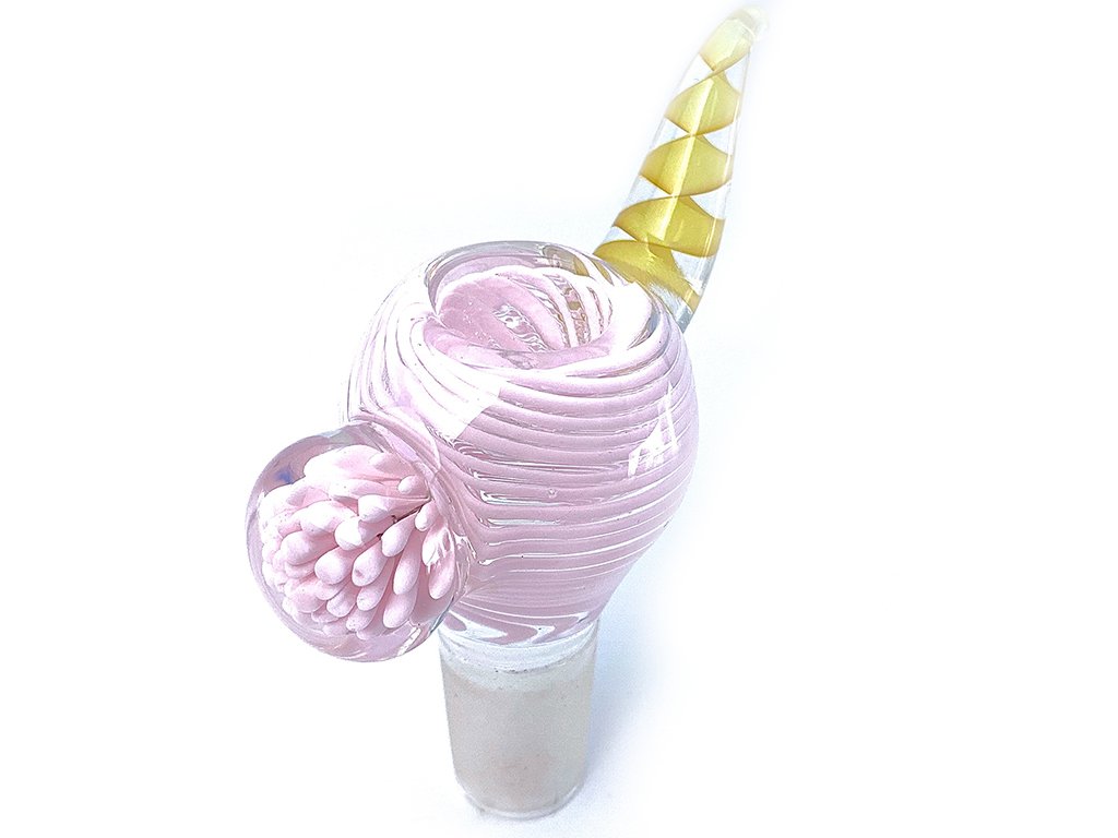 Pretty In Pink Glass Bowl Fat Buddha Glass