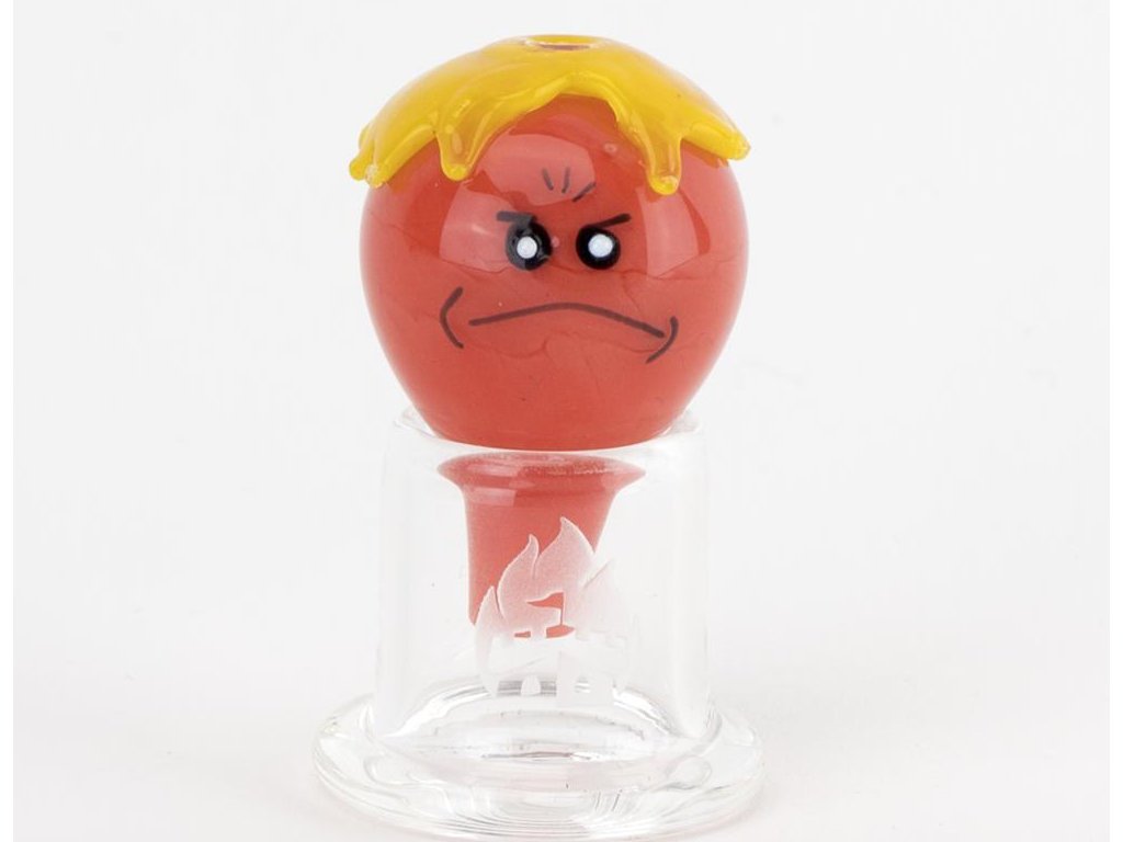 Empire Glassworks Accessories Red Twins Bubble Carb Cap