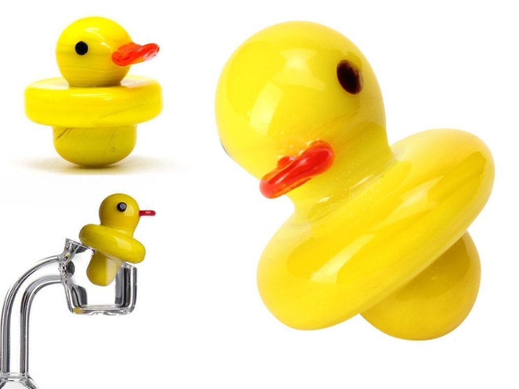 Rubber Carb Cap Fat Buddha Glass