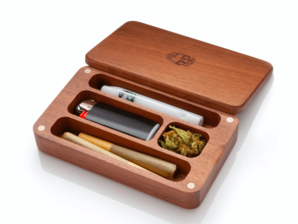 Heady Dad Accessories White Oakleaf Mini Case