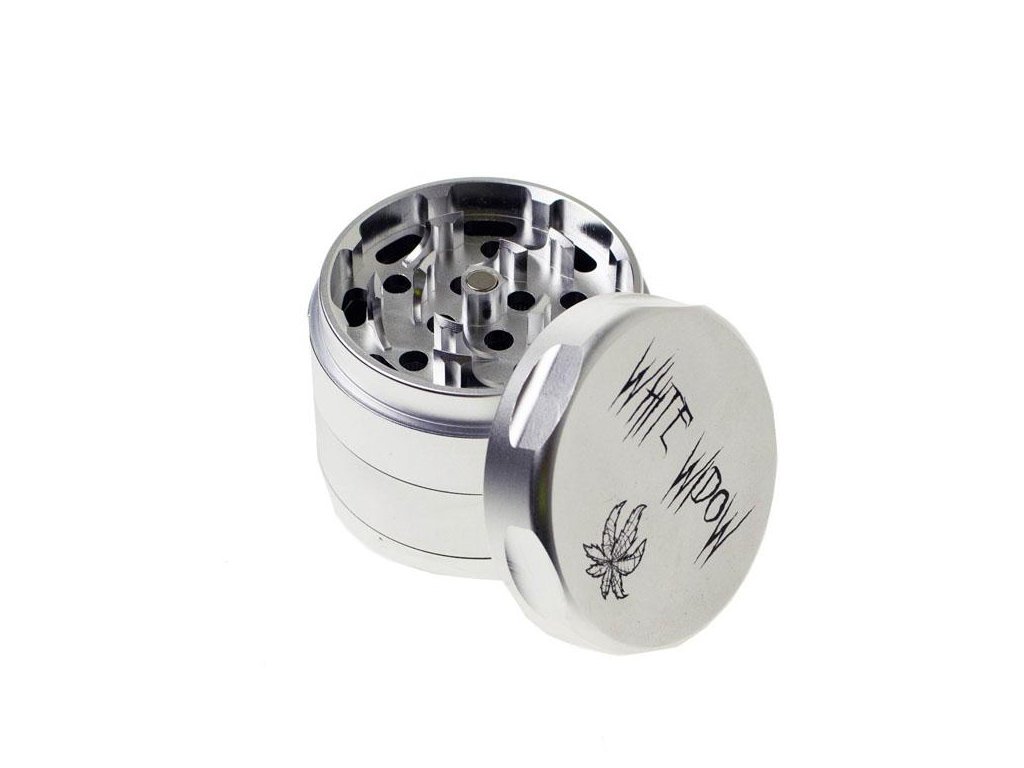 White Widow Grinder - Fat Buddha Glass