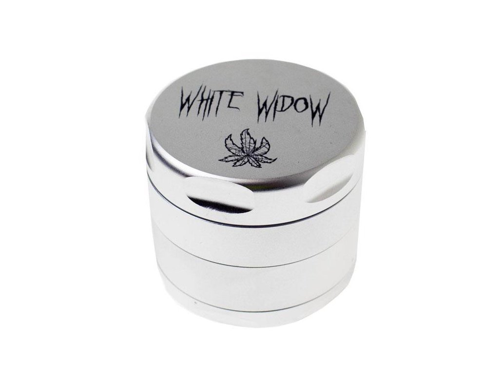 White Widow Grinder - Fat Buddha Glass