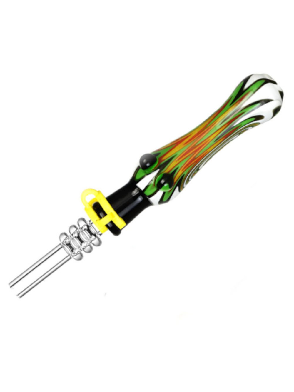 Wig Wag Straw Fat Buddha Glass