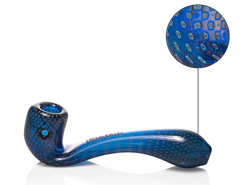 Grav Blue Bubble Trap Sherlock Pipe