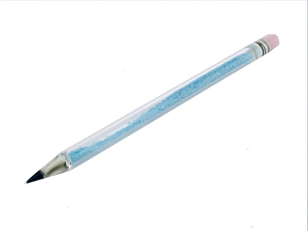 Fat Buddha Glass Blue Pencil Dabber