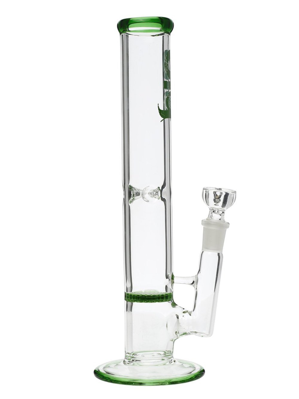 Green BIO Honeycomb Bong Fat Buddha Glass
