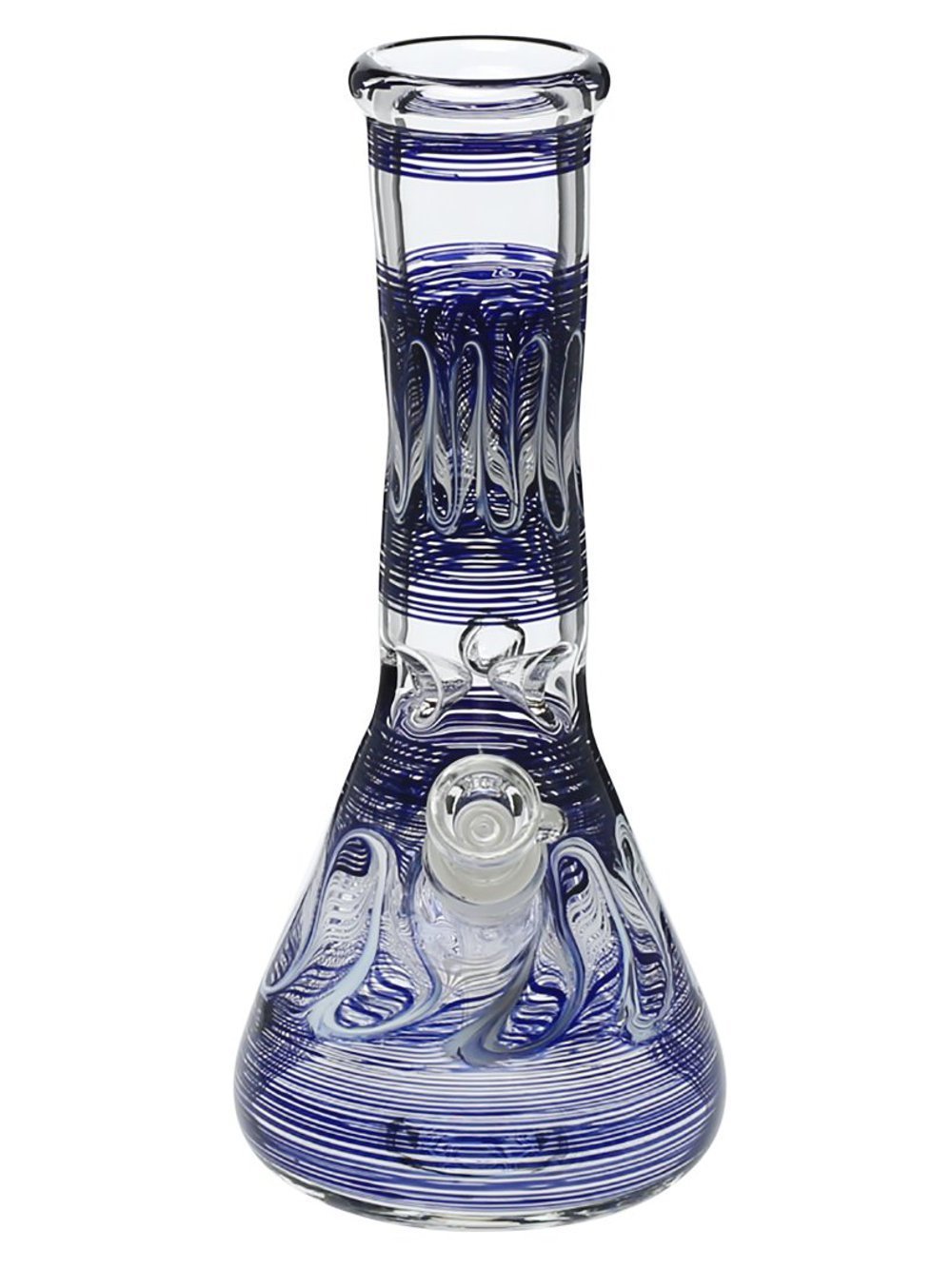 Full Rake Bong Biohazard Fat Buddha Glass
