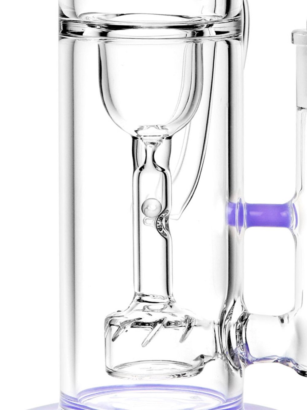 Pearl Recycler Bong Fat Buddha Glass