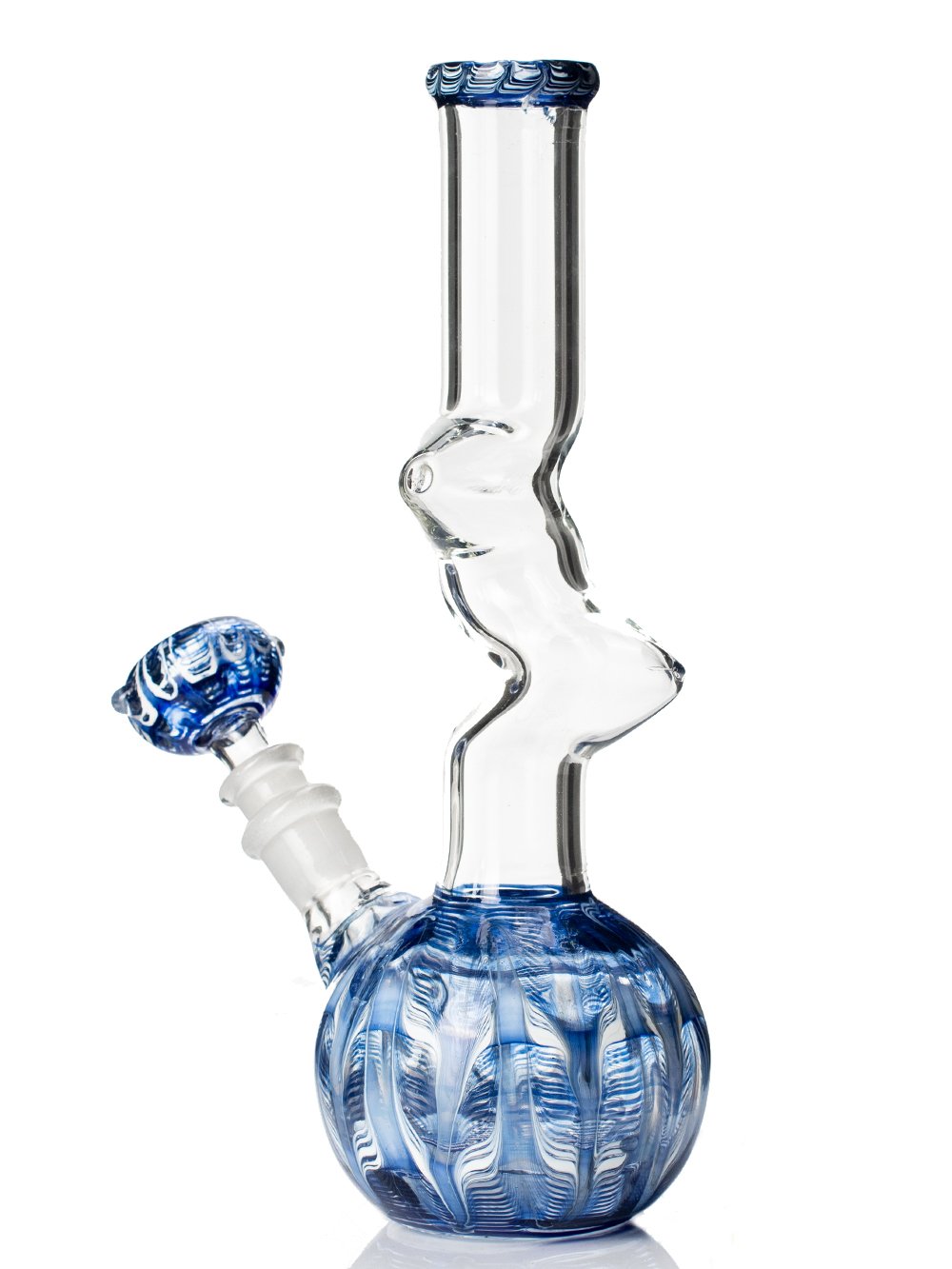 Zig Zag Bong Fat Buddha Glass