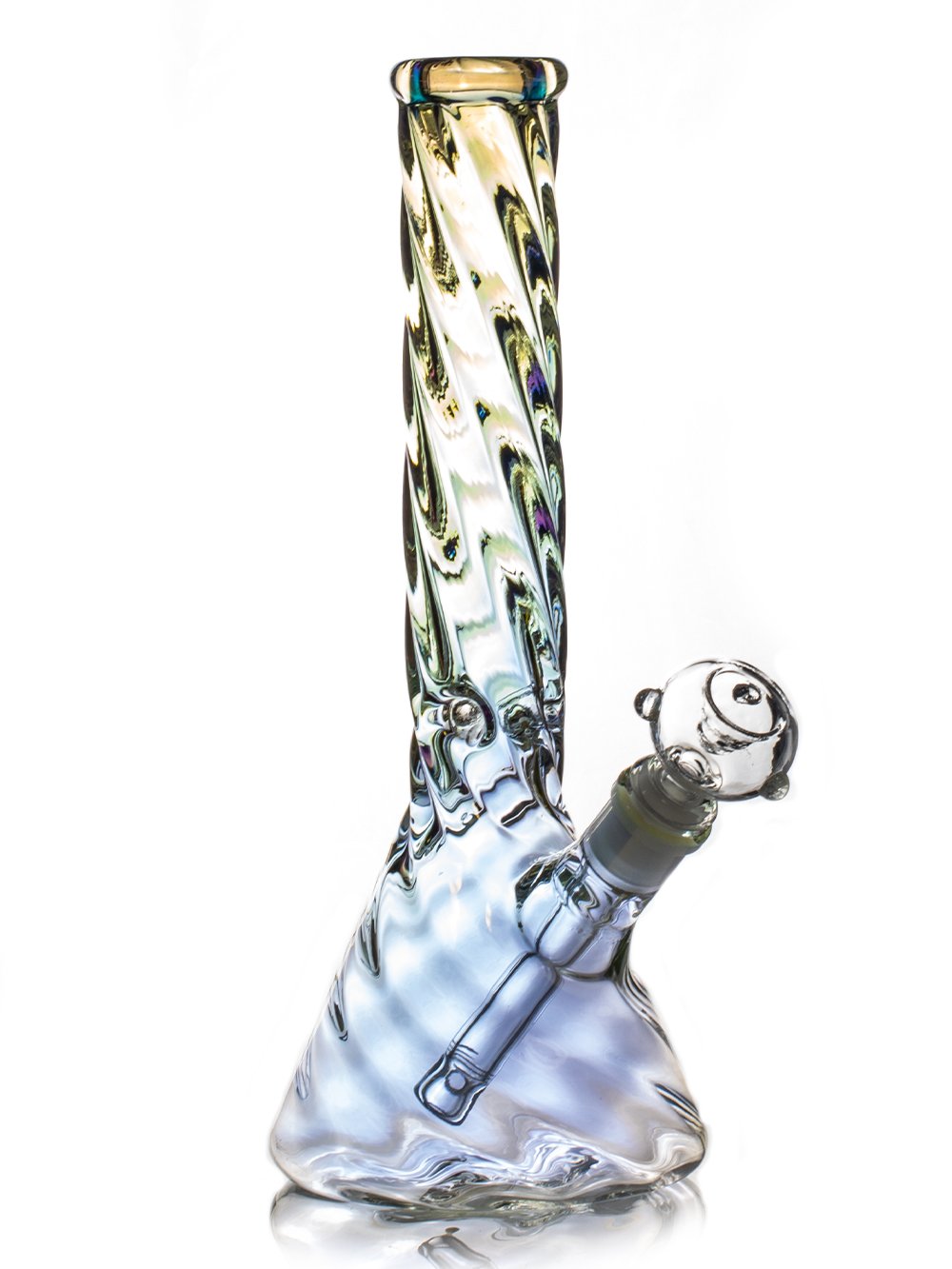 12" Electro Twist Beaker Bong