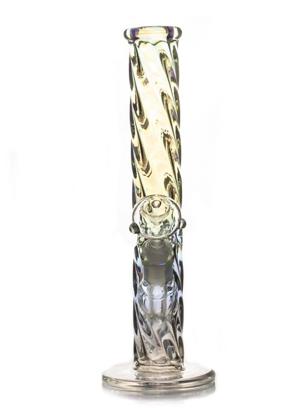 Electrotwist Straight Tube Fat Buddha Glass