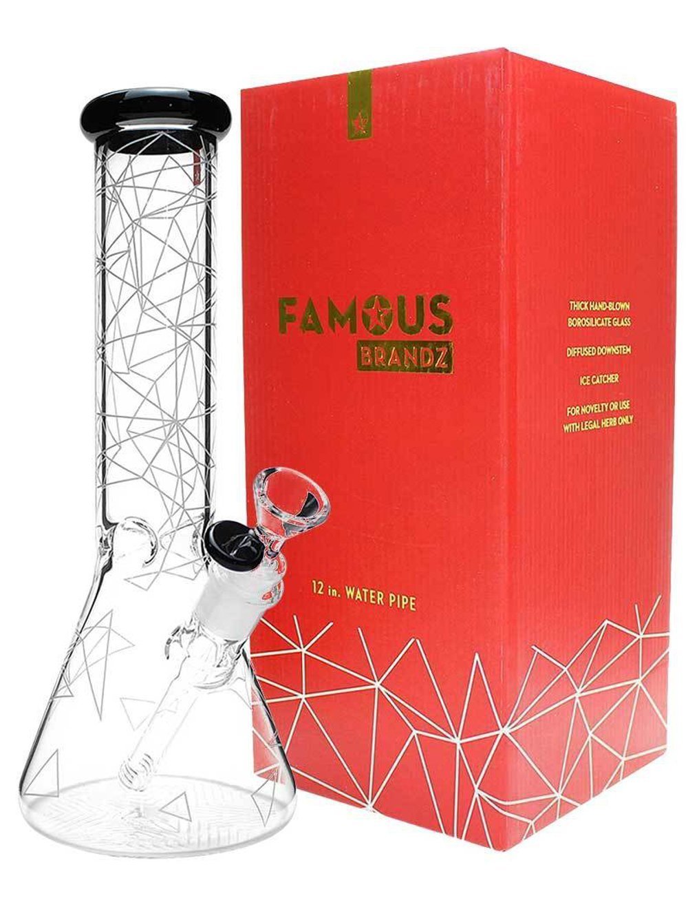 Famous Brandz Space Bong Fat Buddha Glass