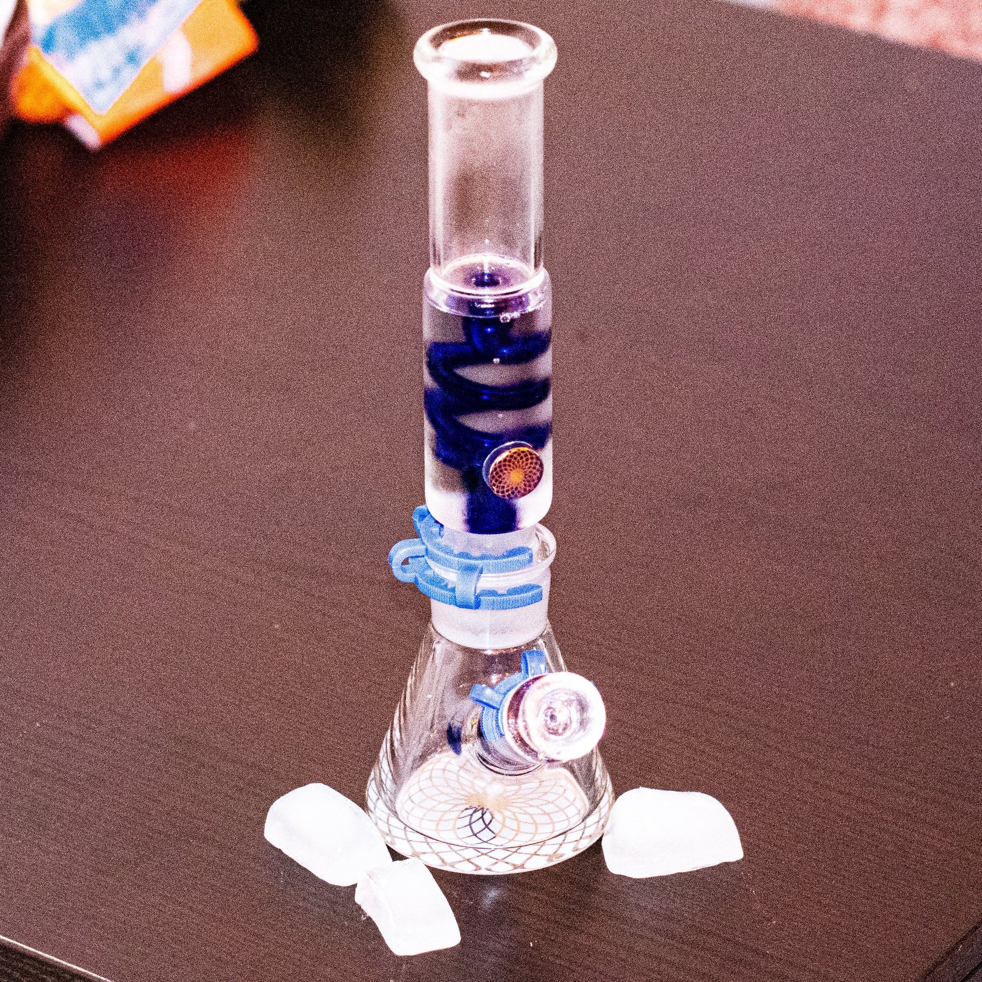 Freezable Glass Bong Fat Buddha Glass