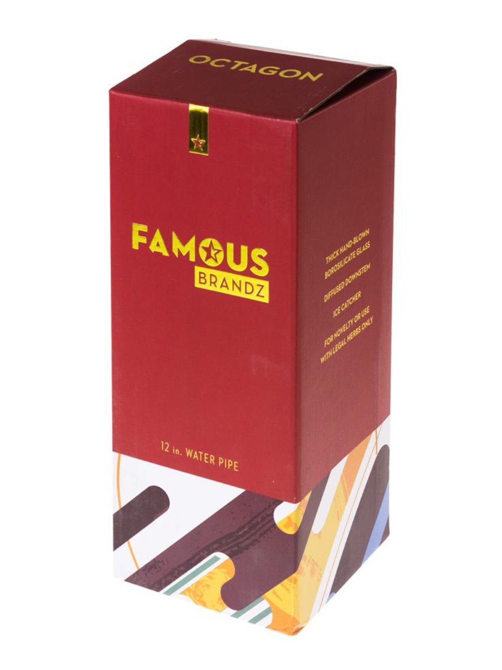 Octagon Bong Fat Buddha Glass