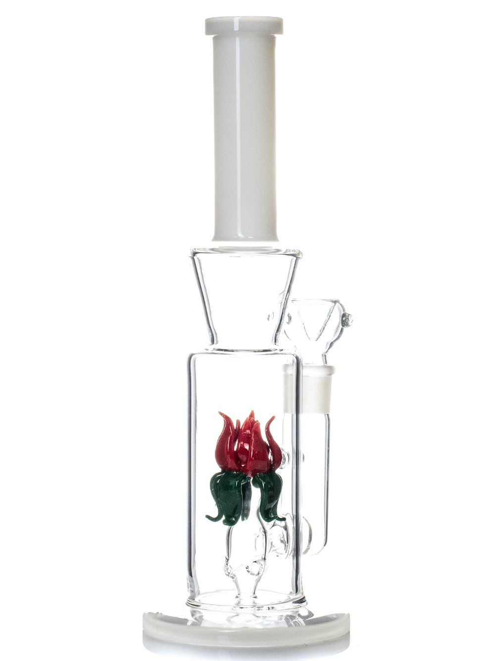 Rose Glass Bong Fat Buddha Glass
