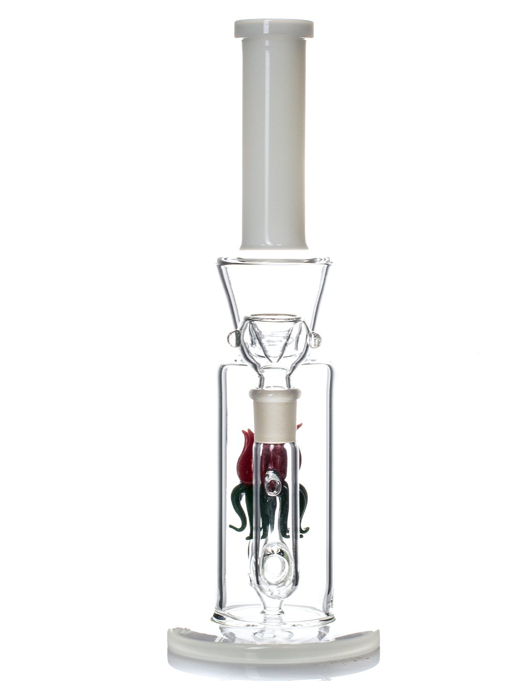 Rose Glass Bong Fat Buddha Glass