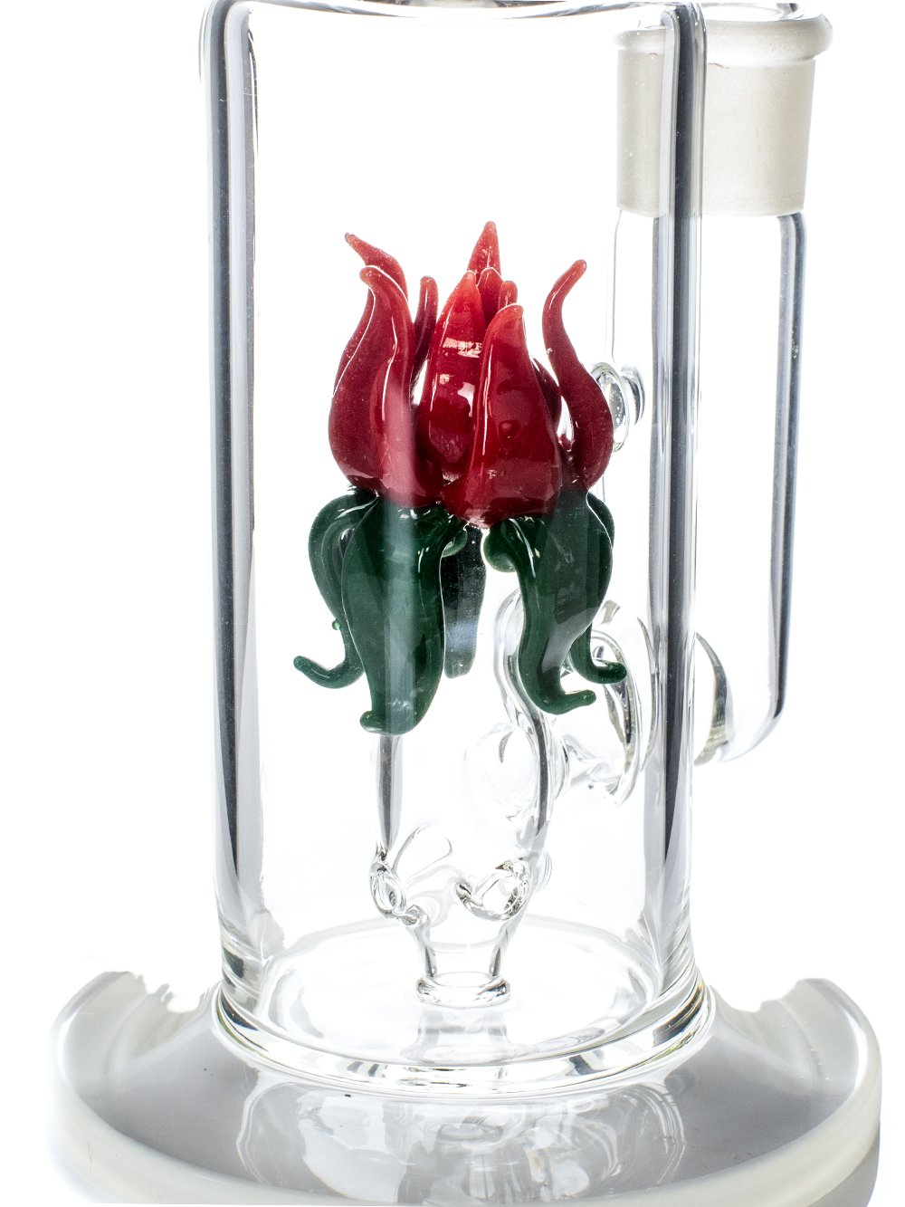 Rose Glass Bong Fat Buddha Glass