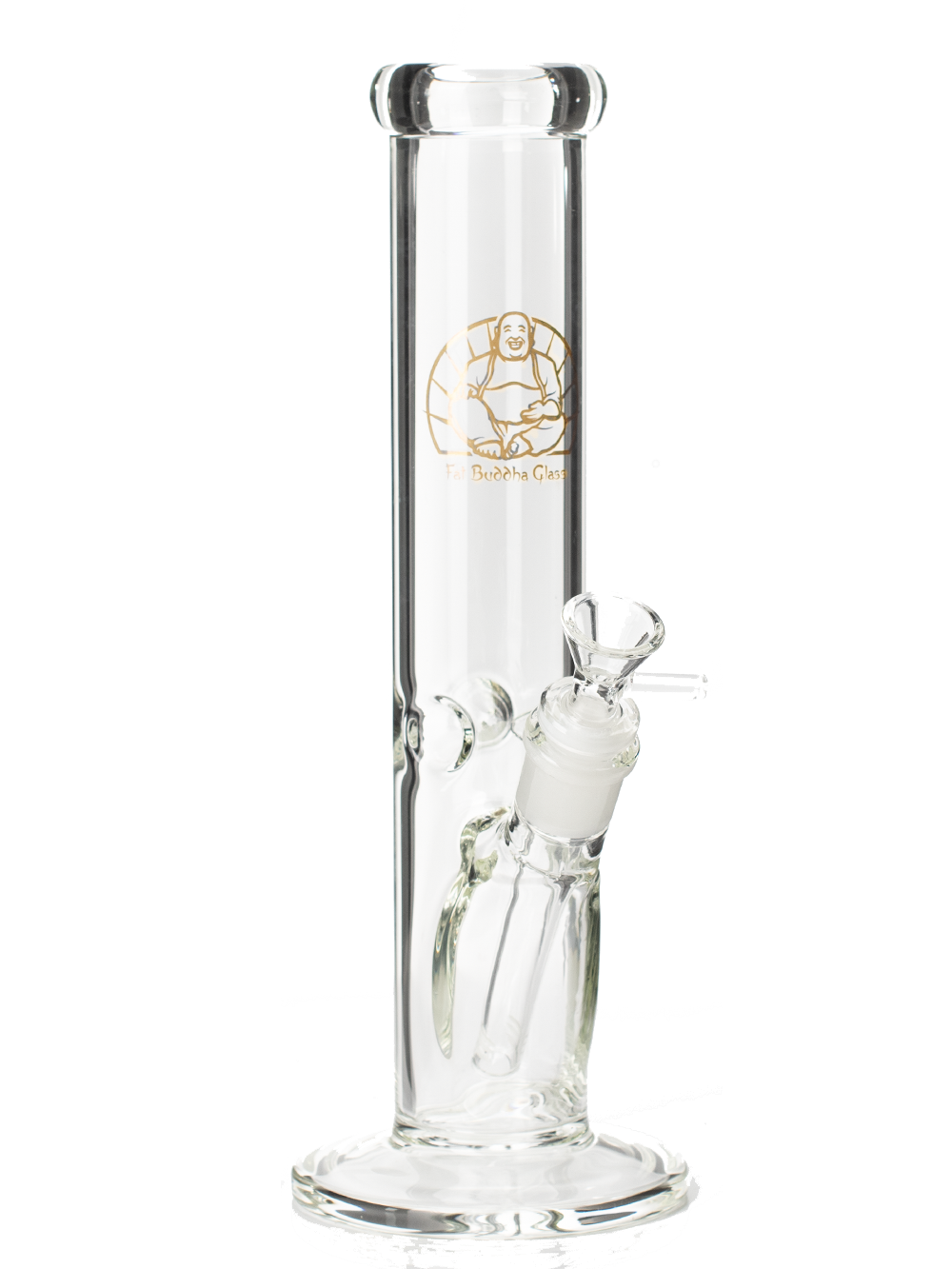 Straight Tube Bong Fat Buddha Glass
