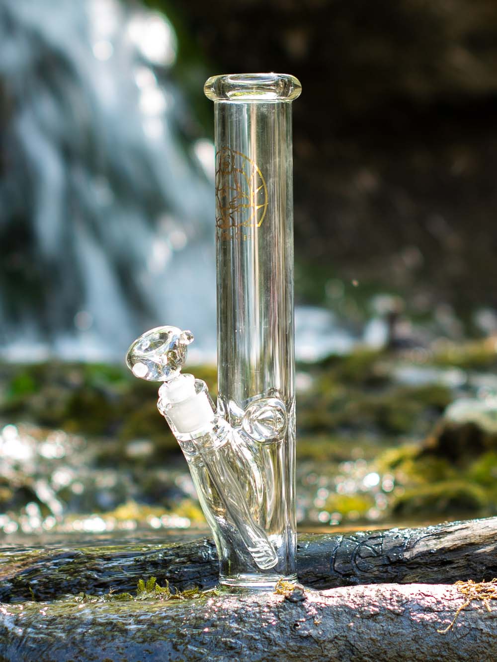 Straight Tube Bong Fat Buddha Glass