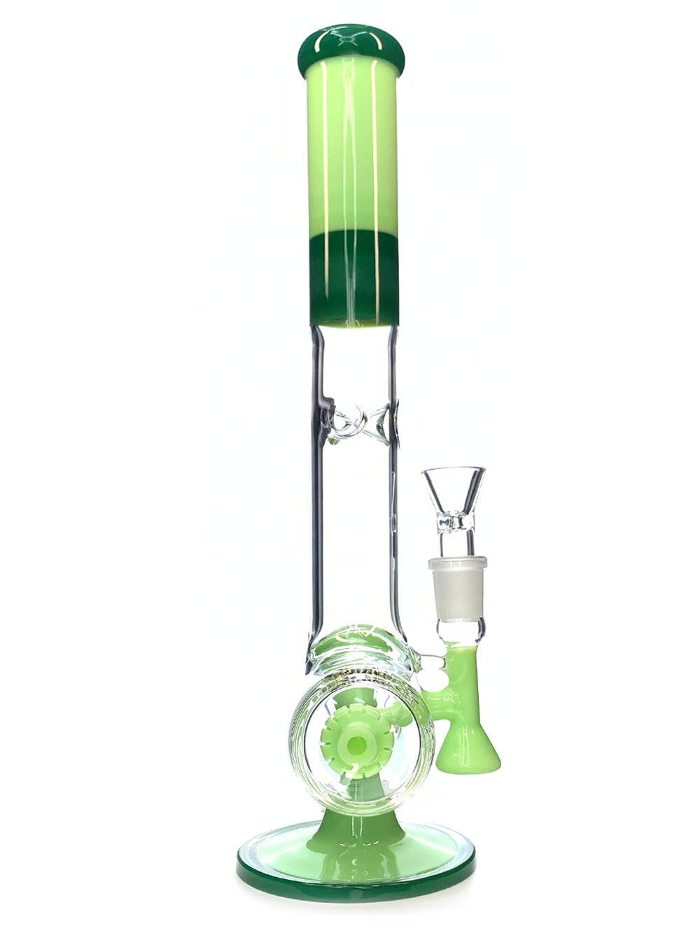 Fat Buddha Glass Bong 13" Inline Bong